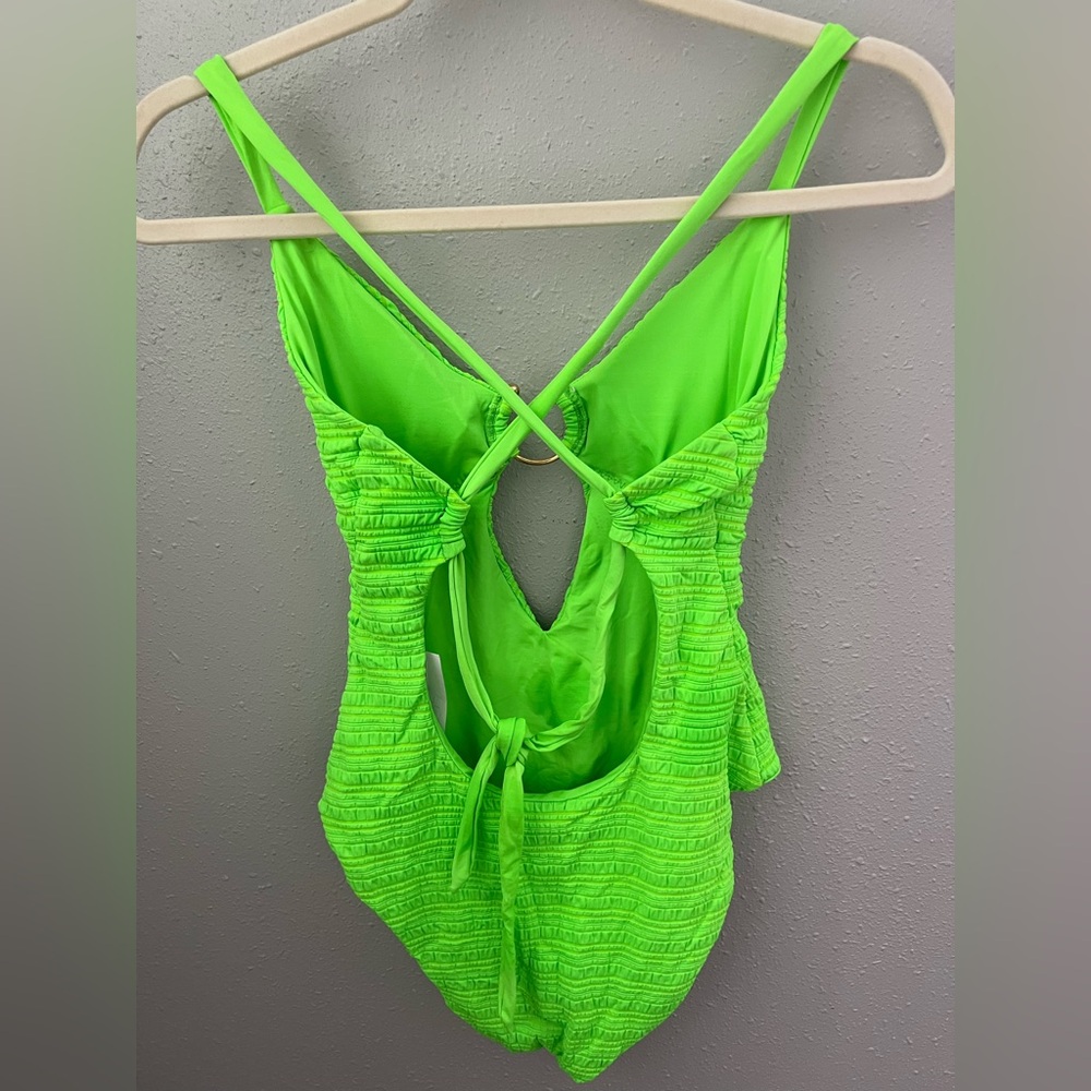 New Becca By Rebecca Virtue Coast One Piece - Lime Juice Size Medium - Picture 5 of 10